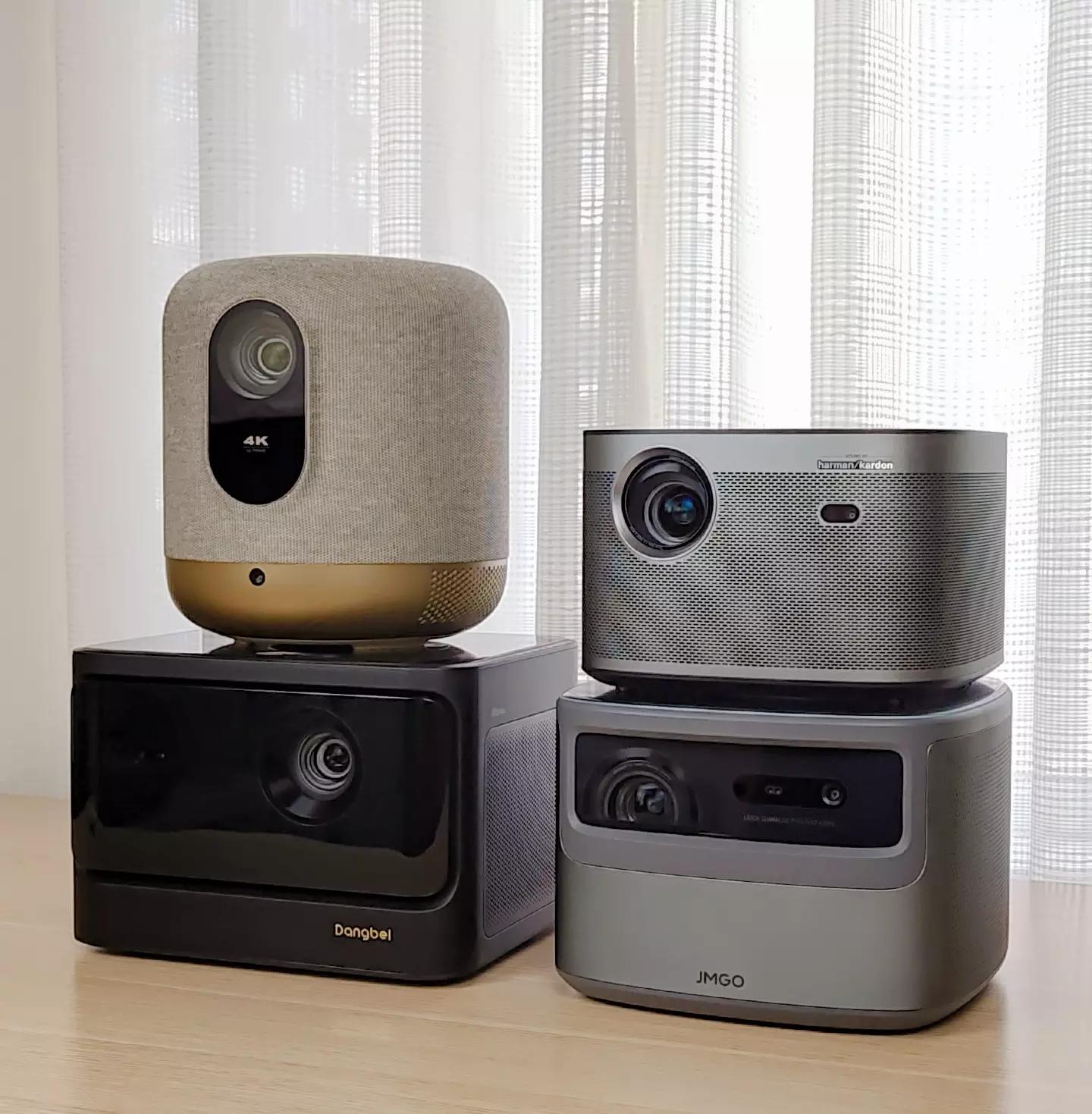 国产投影仪极米当贝坚果,峰米坚果投影仪对比