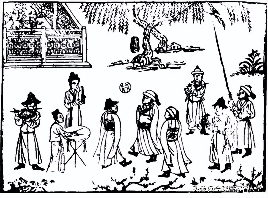 古代的足球叫蹴鞠,足球蹴鞠