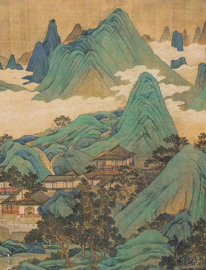 寓意好的庭院名家山水画欣赏,画川江山水画名家