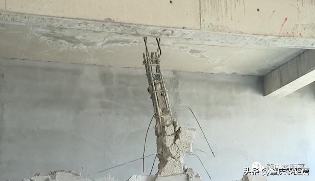 肇庆一业主装修拆墙切柱，不少住户家中开始有裂缝…