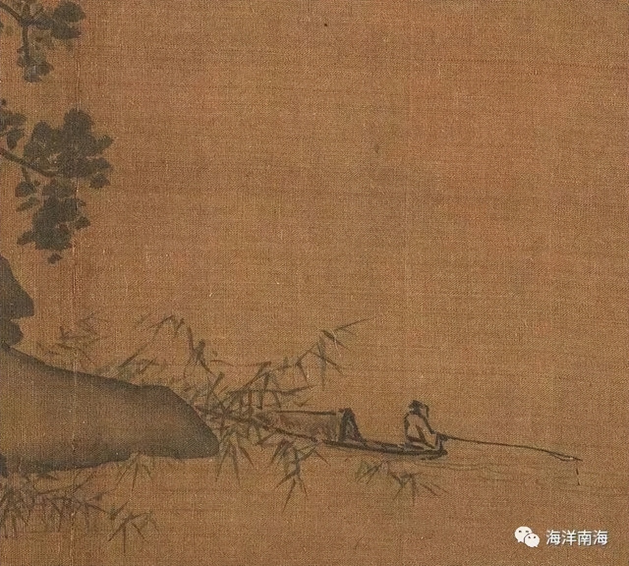 中国古代名画垂钓,古代名画垂钓