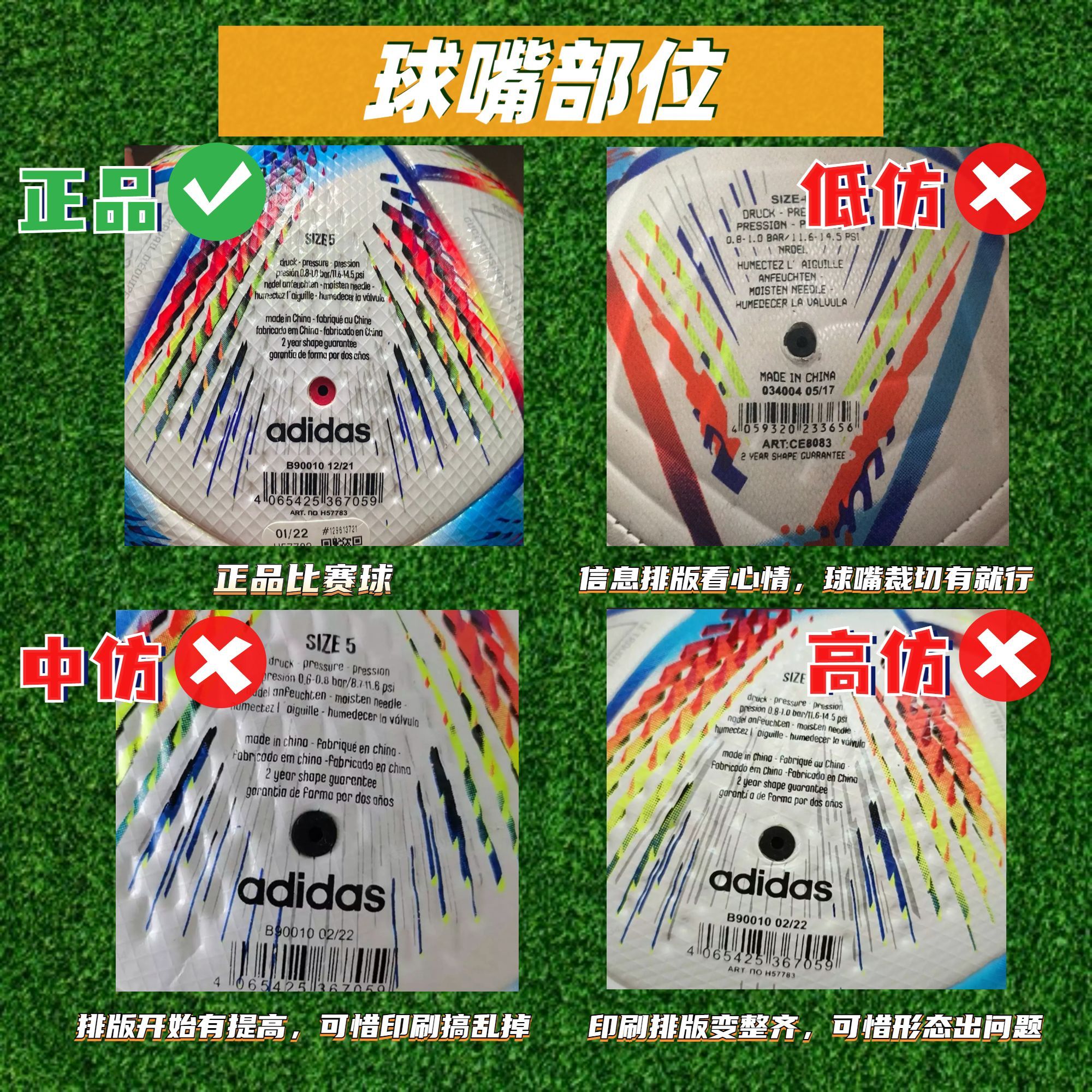 卡塔尔世界杯用球怎样辨别真假,卡塔尔世界杯足球怎么鉴别真伪