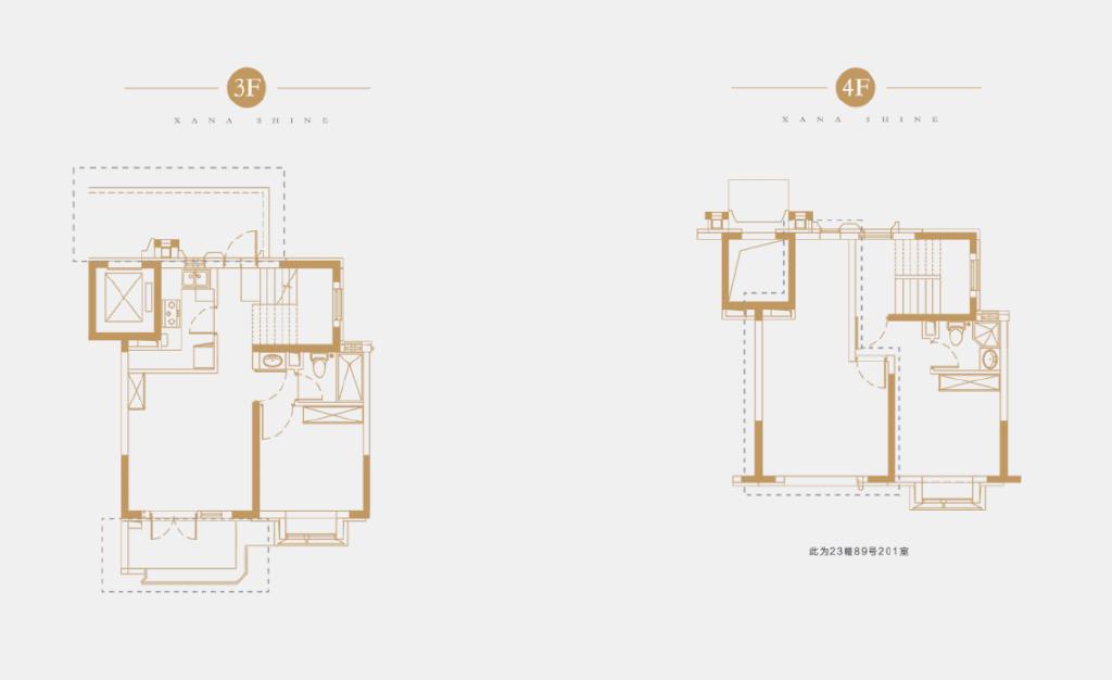新场中粮首创禧瑞祥云叠墅108平,上海中粮首创禧瑞祥云租房户型图