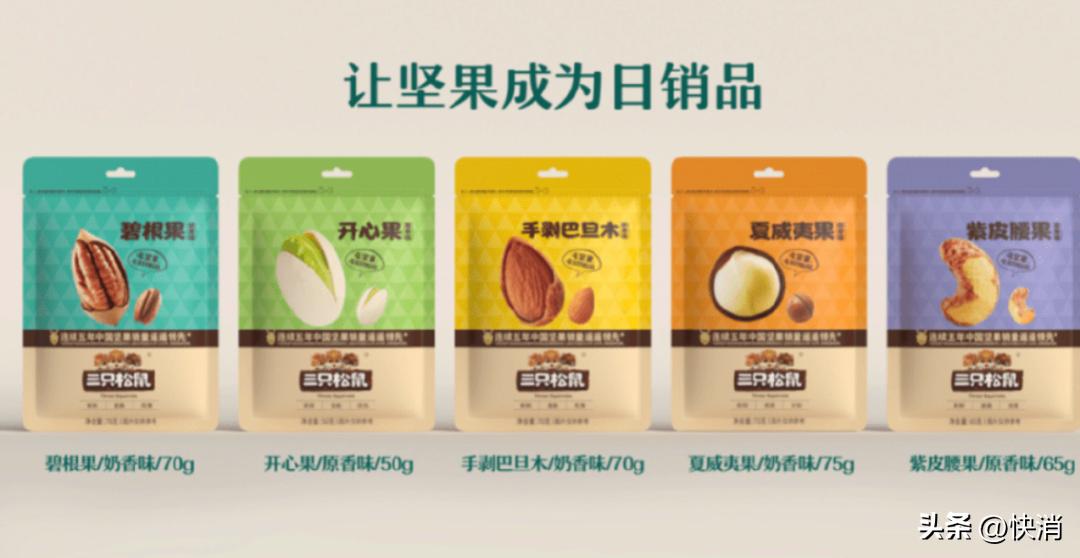 三只松鼠的消费群体与产品结合,三只松鼠从线上转战线下的原因