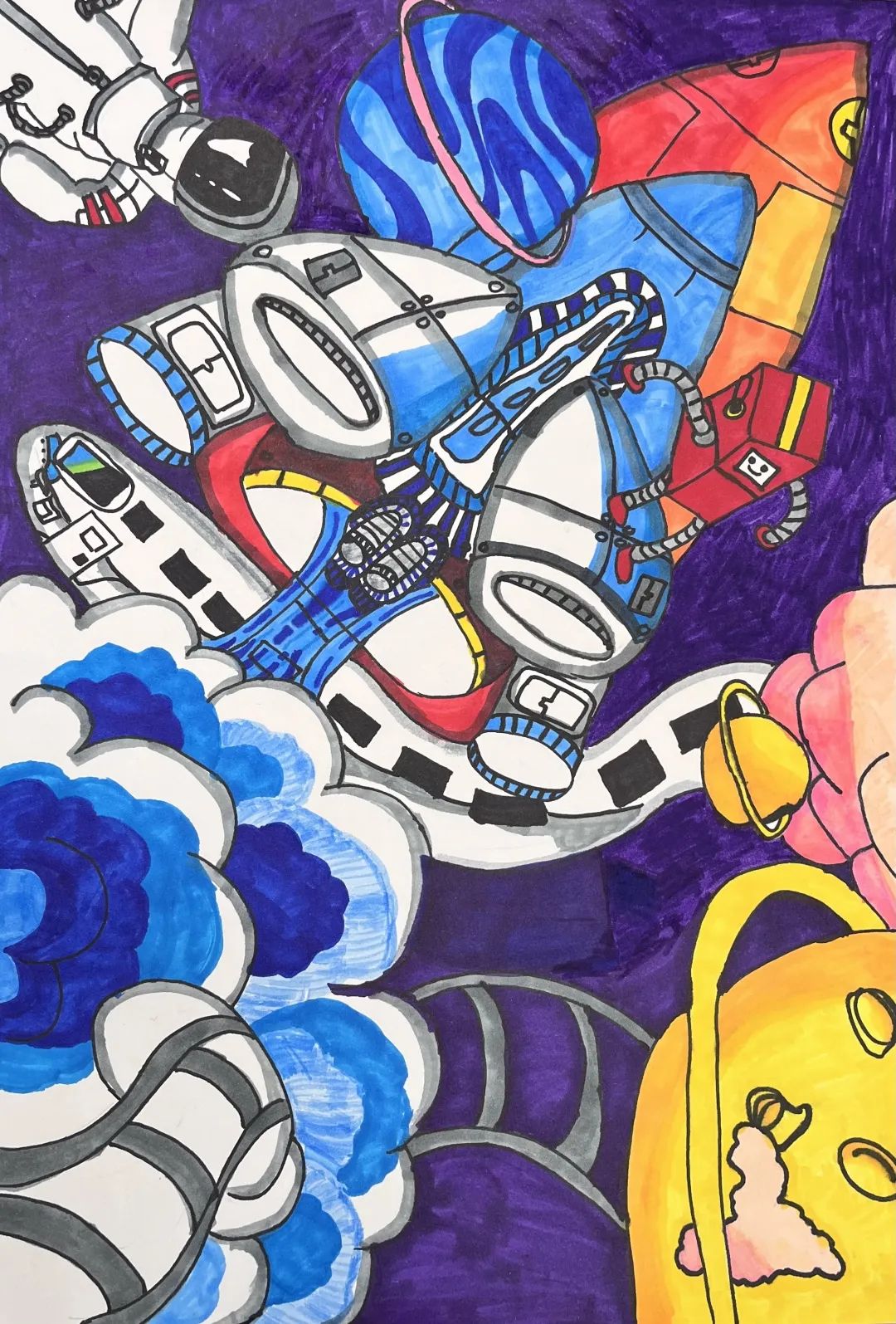 城阳区第二实验小学第六届科普创作大赛-科幻画（二）