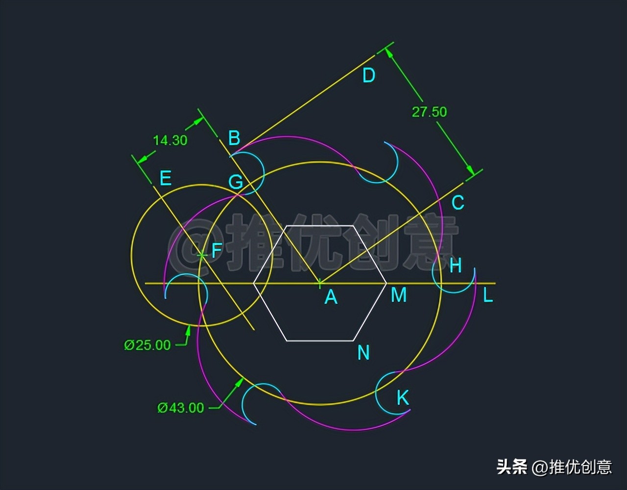 cad制图两个圆相切怎么画,cad制图两圆相切的画法