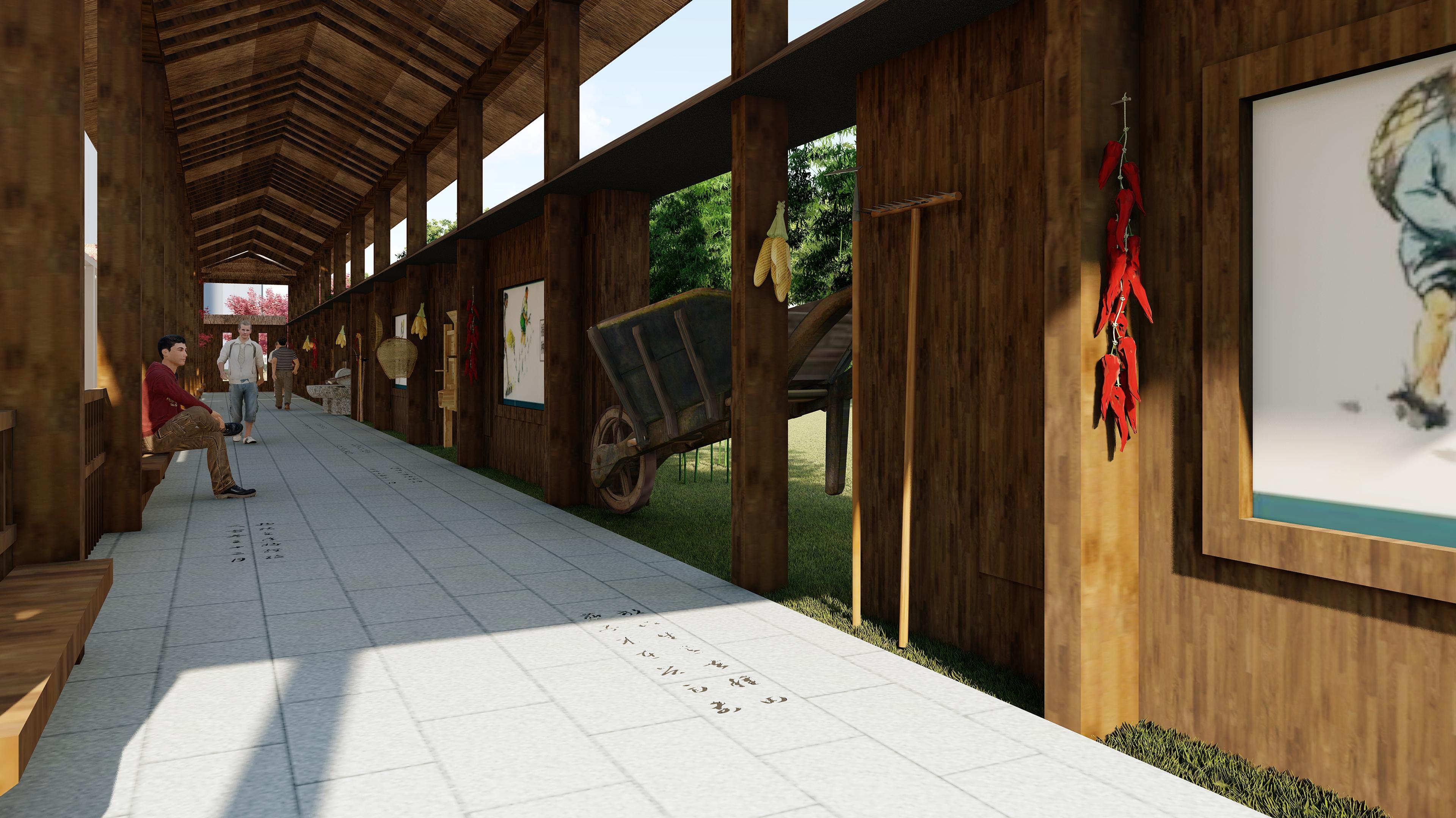 校园文化长廊设计图,学校文化长廊设计效果图大全