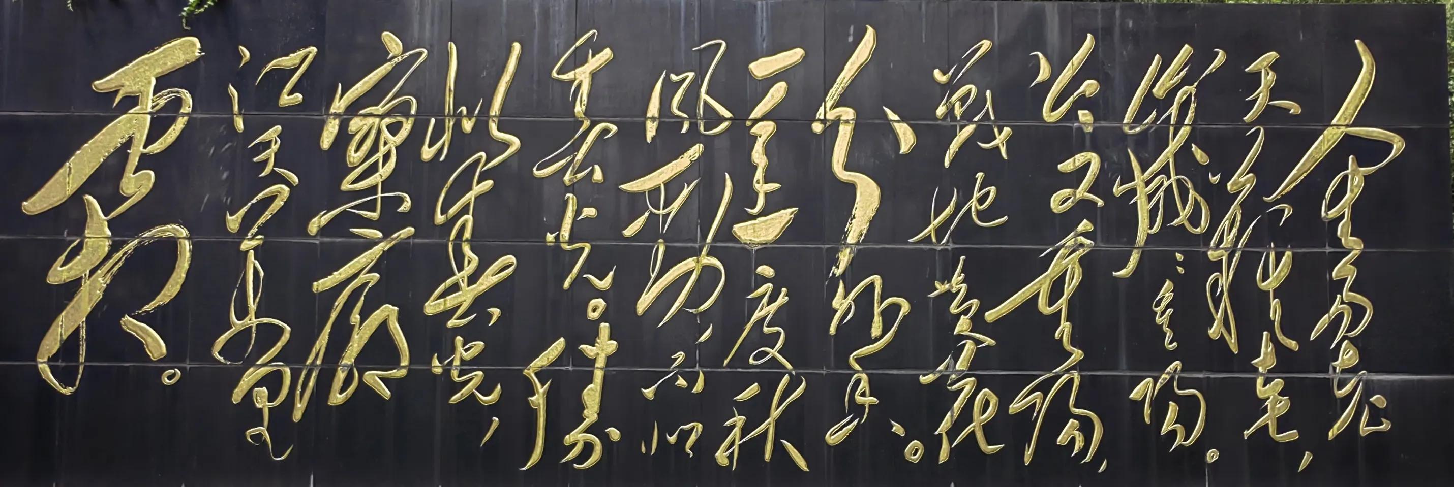 重阳日，大明湖畔赏毛*东泽**的《采桑子.重阳》