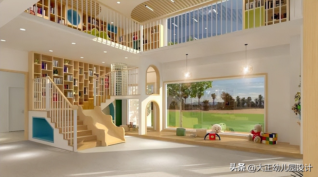 幼儿园大厅设计亮点展示,有意义的幼儿园大厅设计