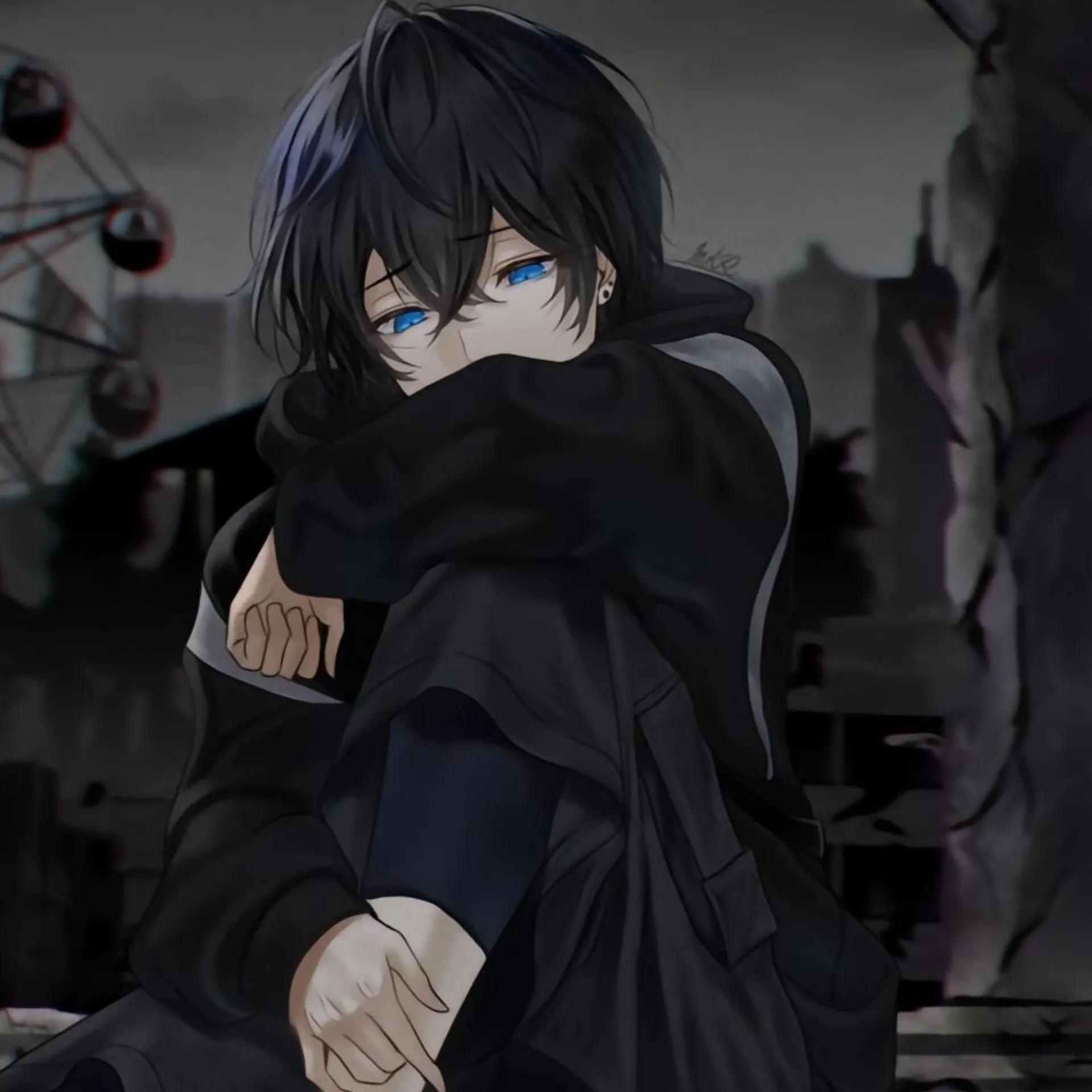 释怀放下的男头像动漫,看透一切的动漫头像男生