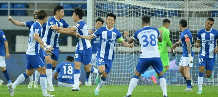 中超天津津门虎1-1武汉三镇,武汉三镇半场1比1天津津门虎