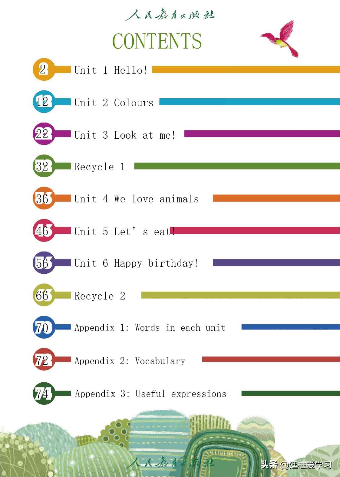 英语pep三年级起点精美课件,三年级起点三年级下册英语单词表