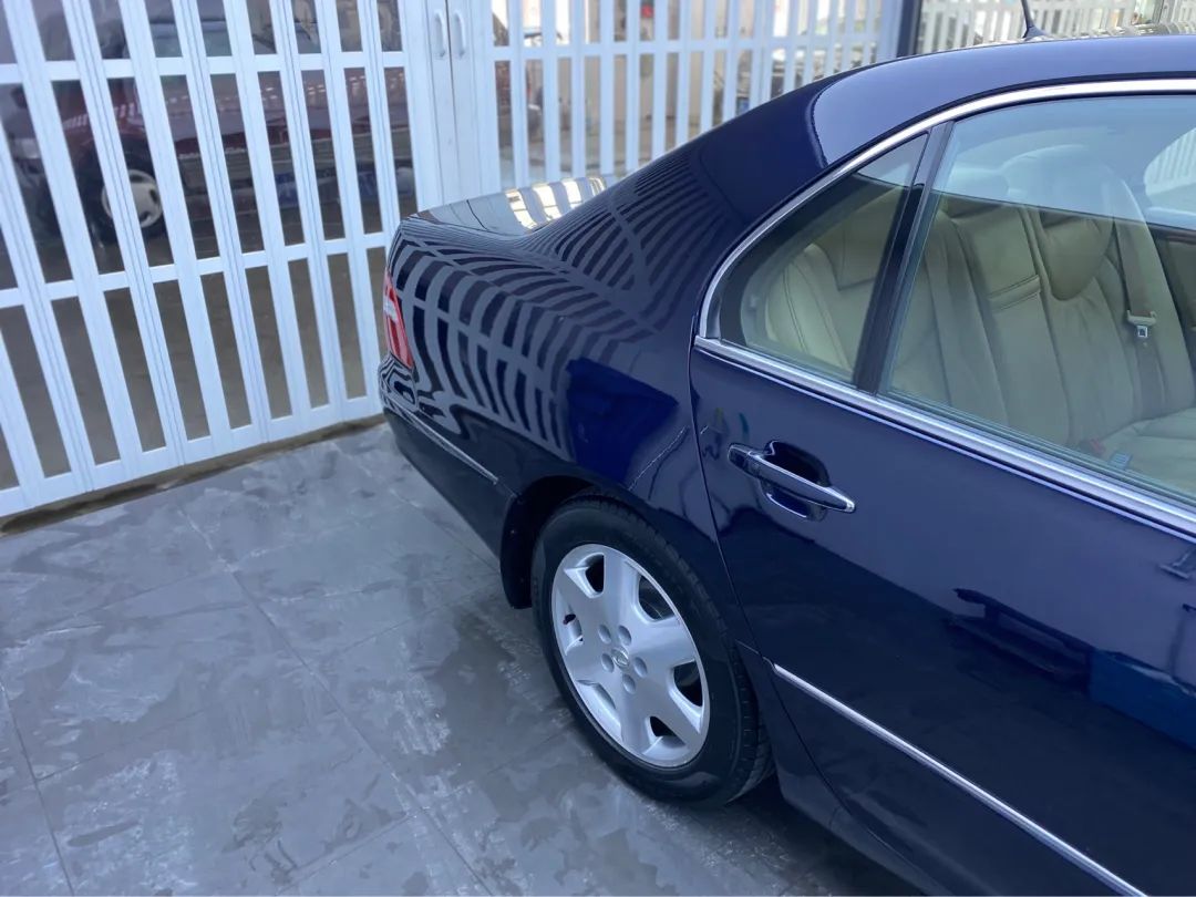 雷克萨斯ls430翻新修复,雷克萨斯ls430老车翻新作业