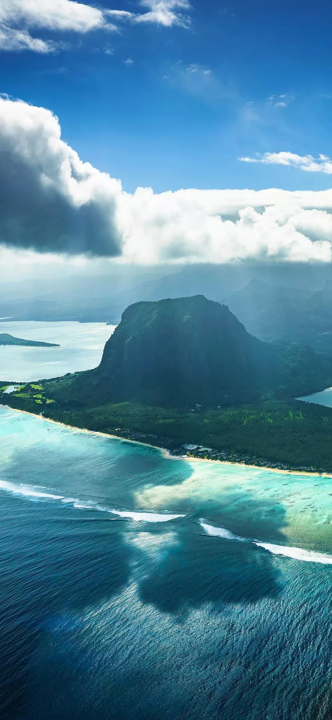 大海壁纸｜大海边，守候朝霞，聆听海浪的乐章