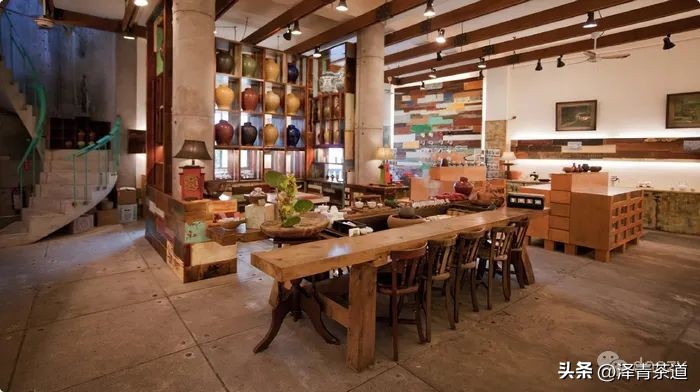 阳台创意设计成茶室,100例经典茶室设计手绘