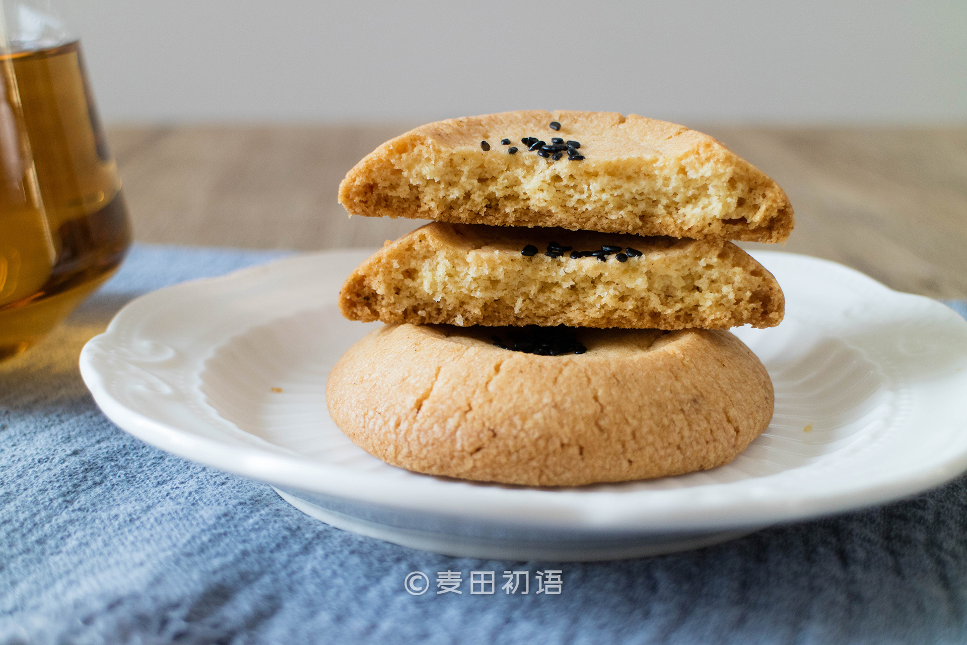 桃酥只脆不酥,老式桃酥无糖老点心