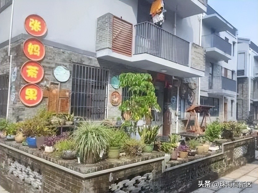 古色古香的明清风格的美食古街,古街古巷古村落风景到此一游