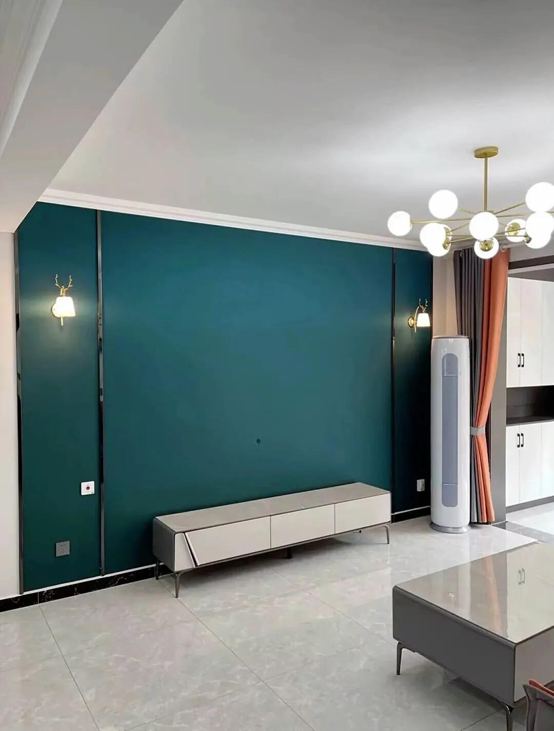 简单隐形门电视背景墙,30平小户型电视背景墙