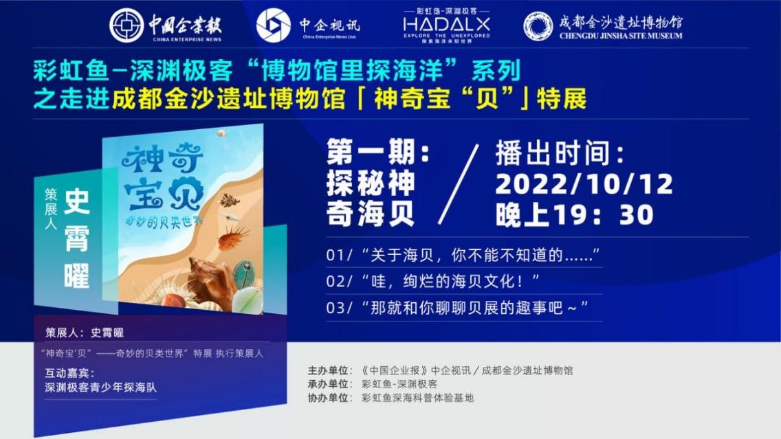 彩虹鱼-深渊极客携手金沙遗址博物馆带你足不出户，线上赶海