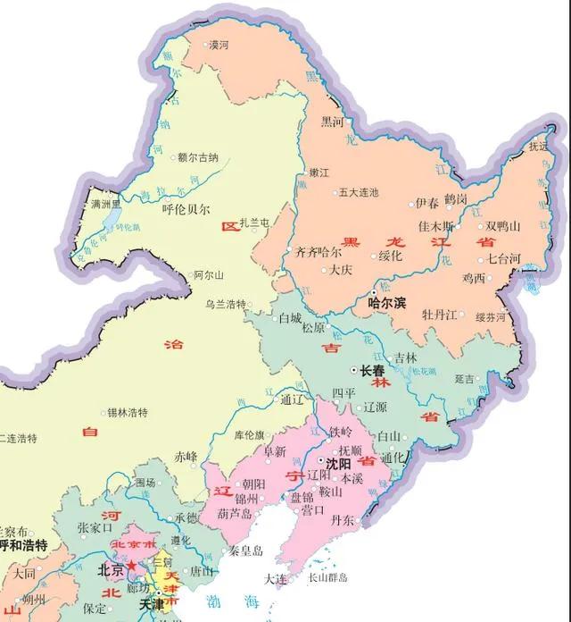 东北和黑龙江是一个省吗,东北三省最北的省