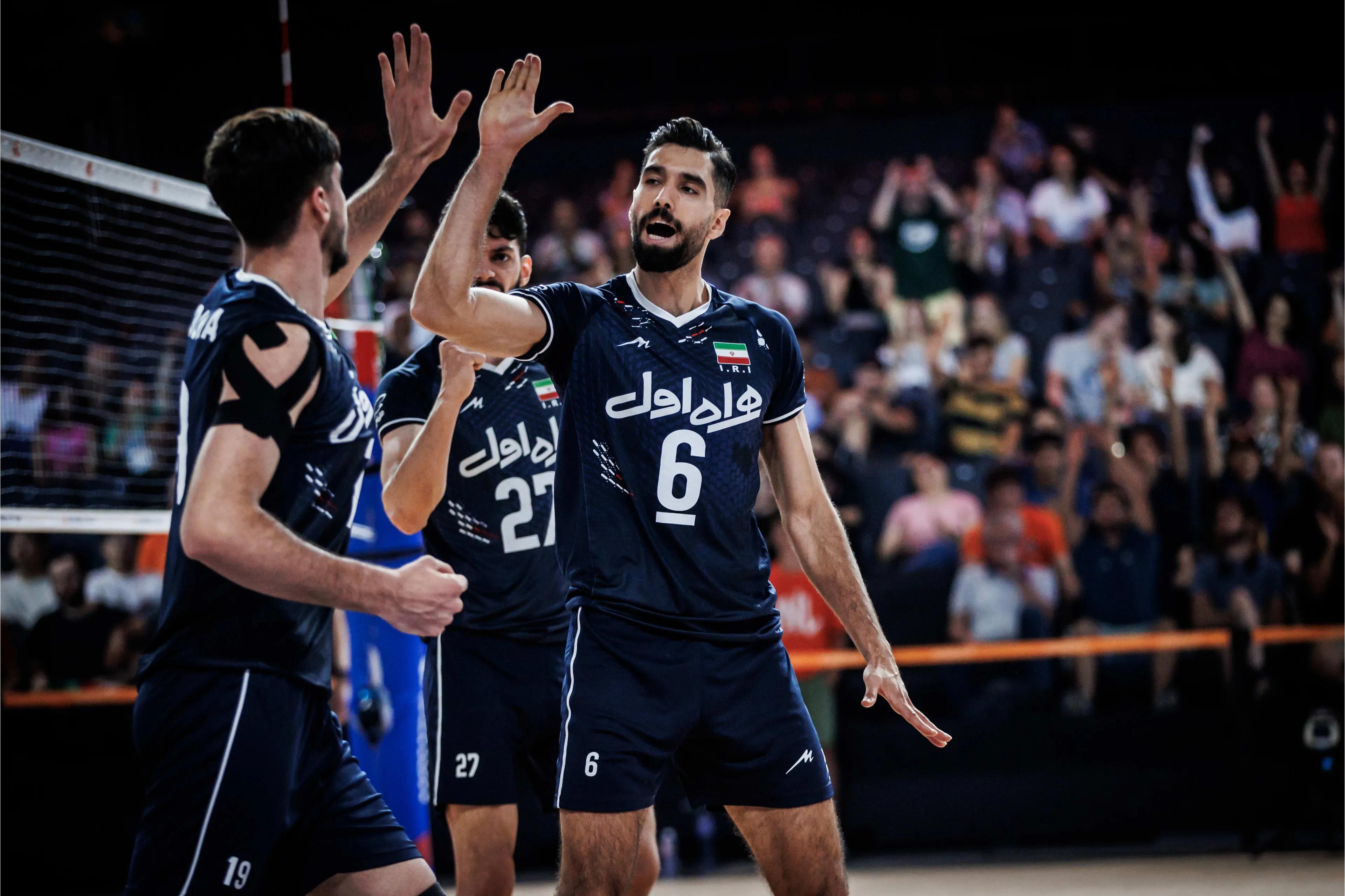 世界男排联赛第三站伊朗0-0荷兰,中国男排3比1伊朗男排