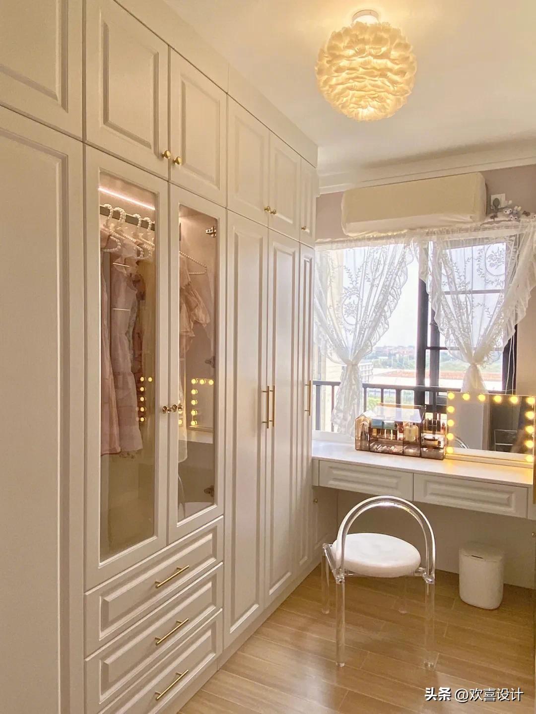 衣帽间门效果图大全2020款,30款衣帽间分享