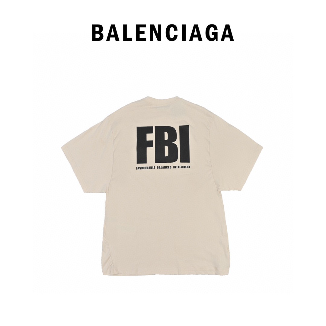 巴黎世家杏色短袖穿搭,巴黎世家fw21麦穗短袖