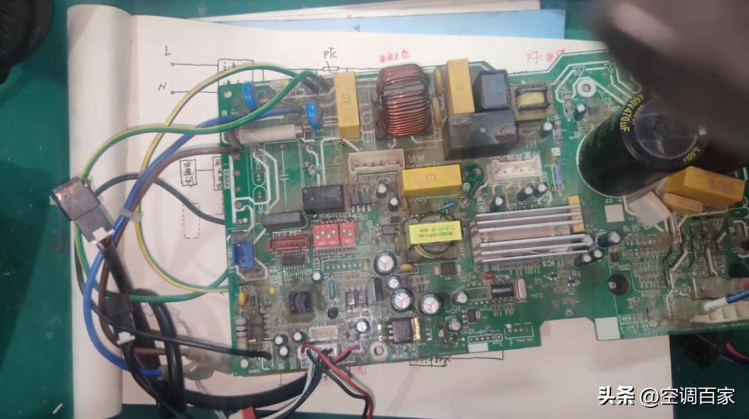 380v3匹柜式空调维修视频,变频空调无图纸电路板维修