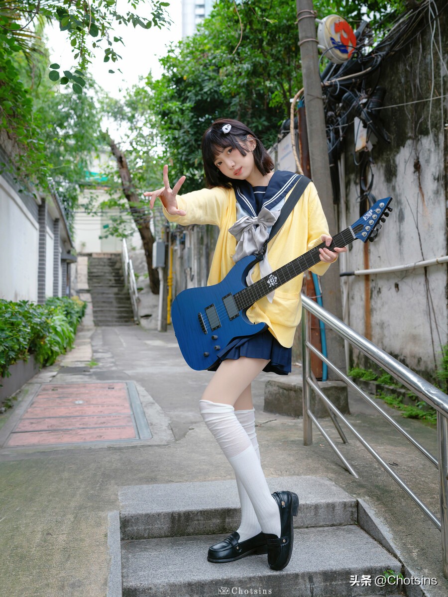 轻音少女电吉他solo教程,轻音少女吉他画法