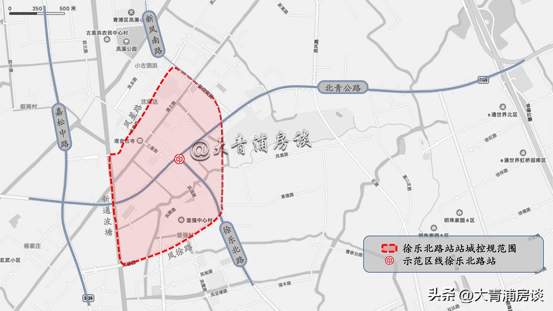 上海示范区徐乐北路站规划调整,徐乐北路站周边规划