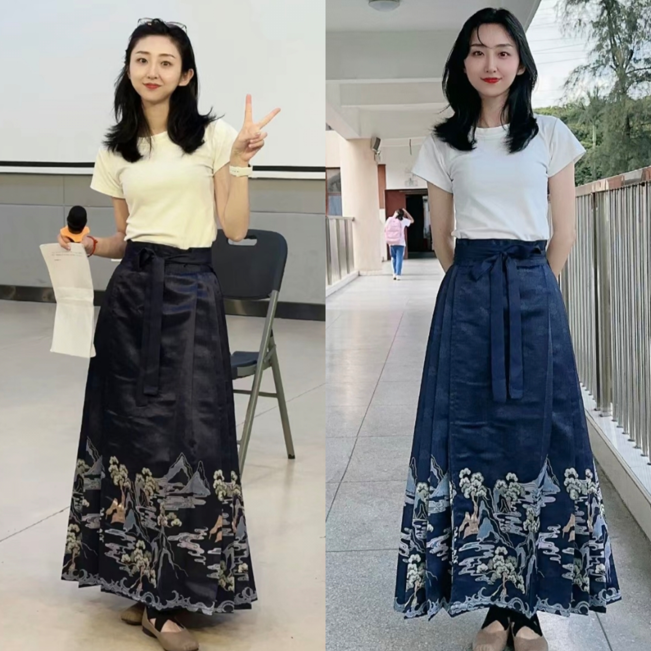 北大女生穿马面裙毕业典礼,北大女生马面裙