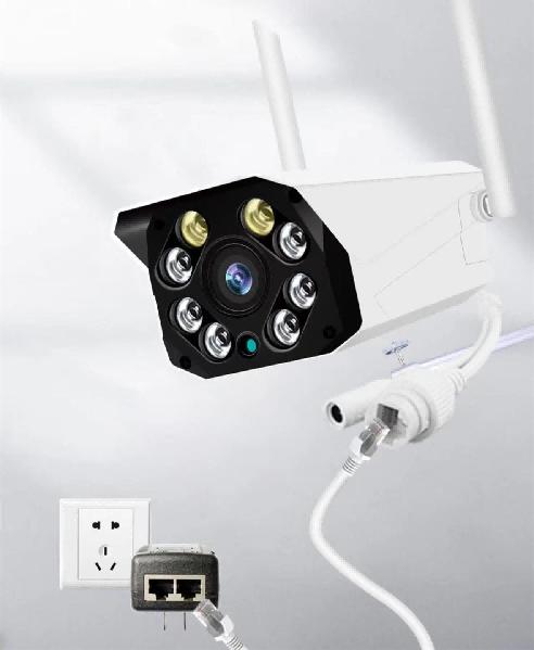 网线摄像头接法图解,监控摄像头线接法图解