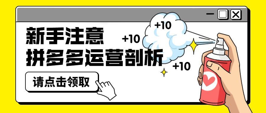 拼多多电商运营教学,拼多多医药店铺运营