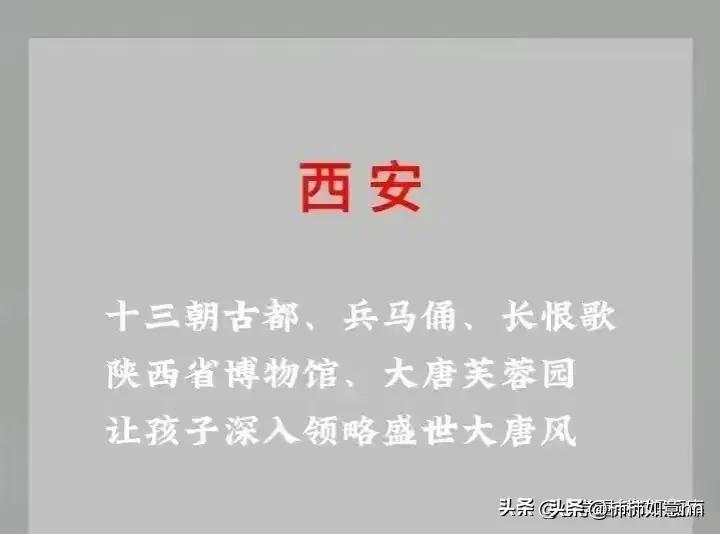 再穷也要带孩子到这六个城市,再穷也要带孩子去这八个城市