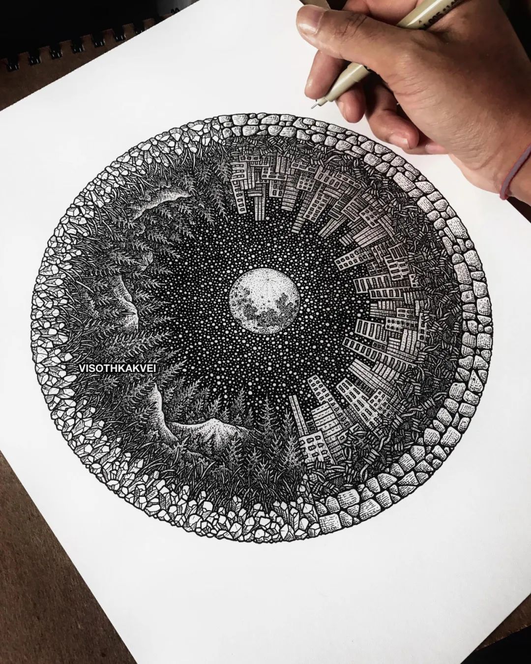 治愈强迫症的画,看了让人强迫症发作的画