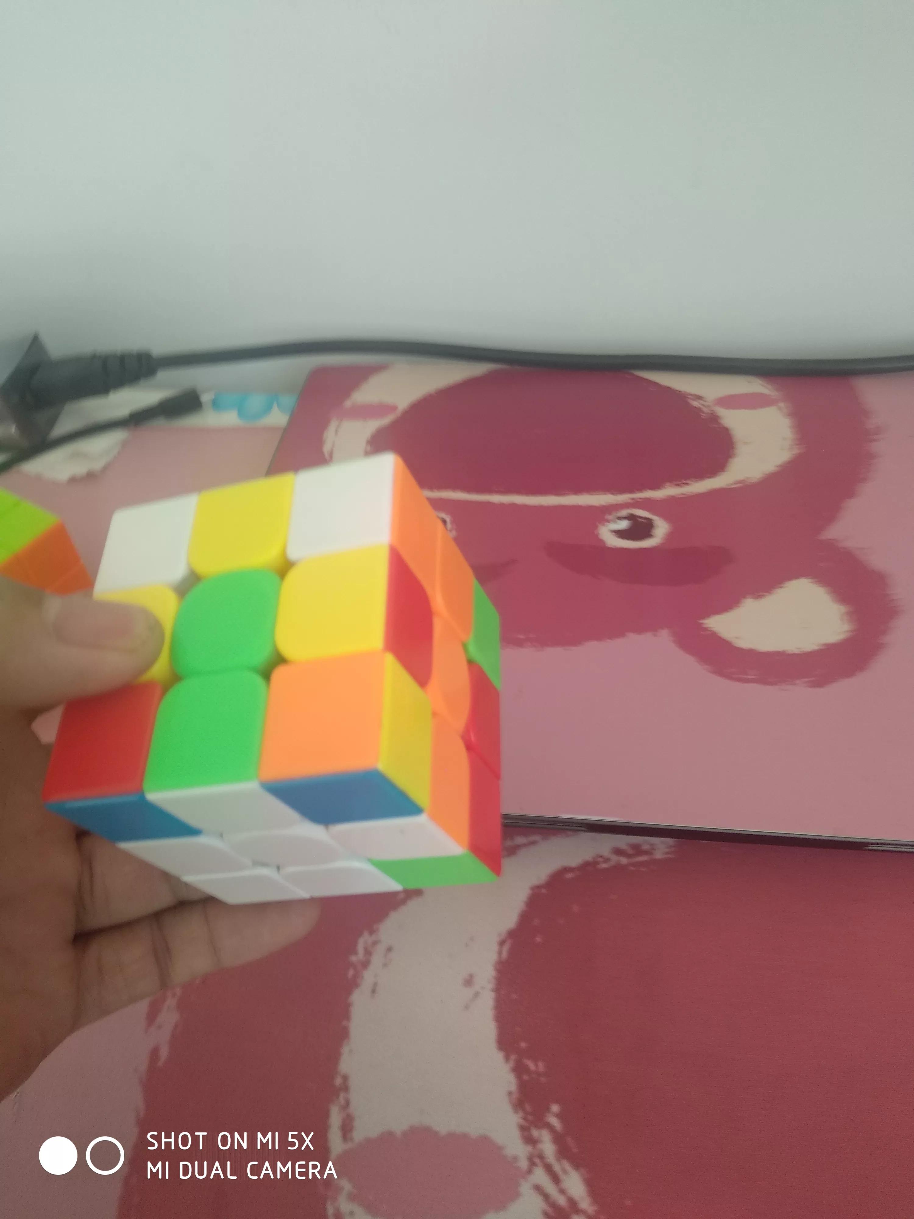 三阶魔方第二种复原教程,三阶魔方复原第3层