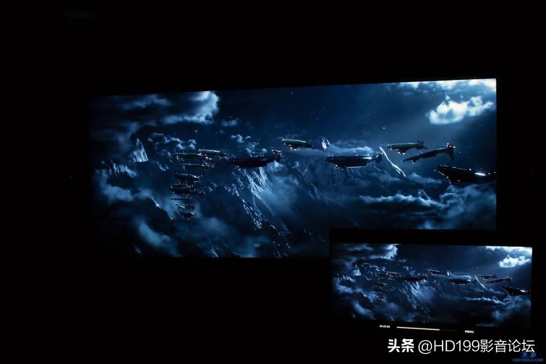 jvcn98和jvcn118实际效果差别大吗,jvcn118配什么幕布