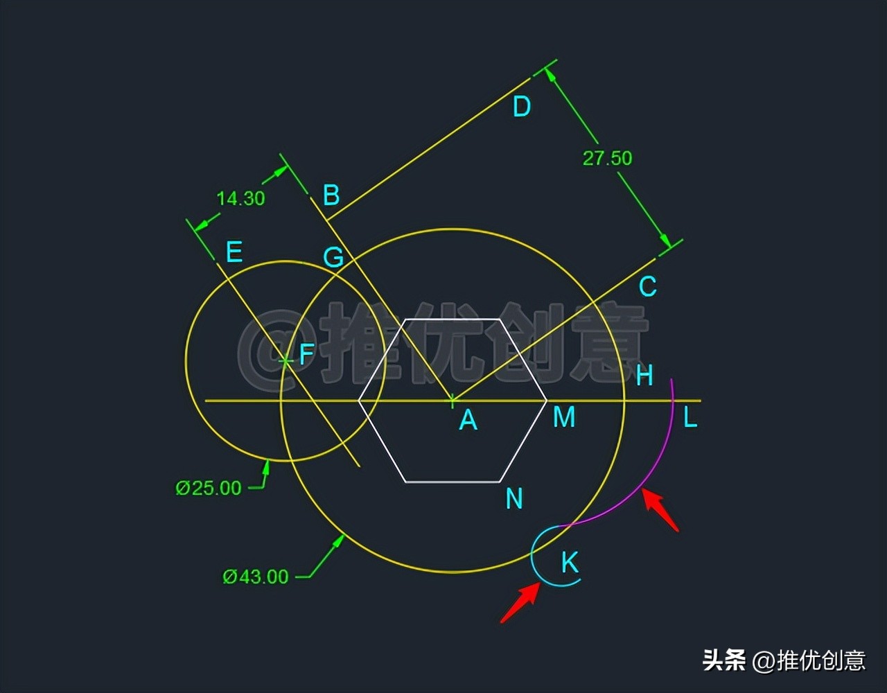 cad制图两个圆相切怎么画,cad制图两圆相切的画法