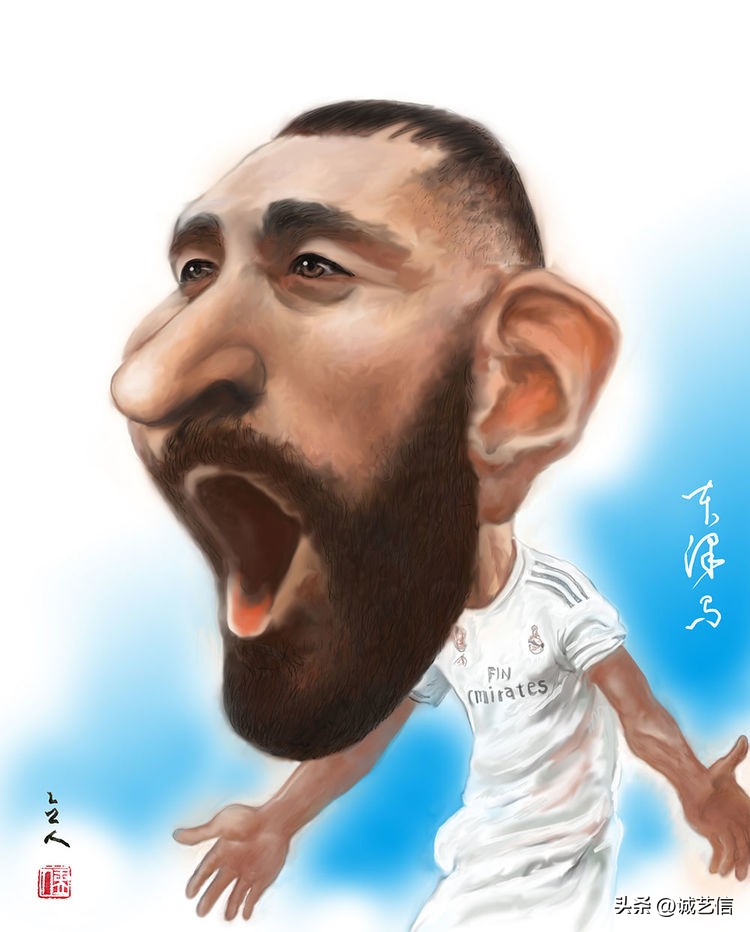 圆梦金球,本泽马漫画