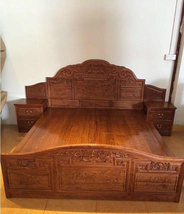 老公装修的卧室,老公装修的房子新中式