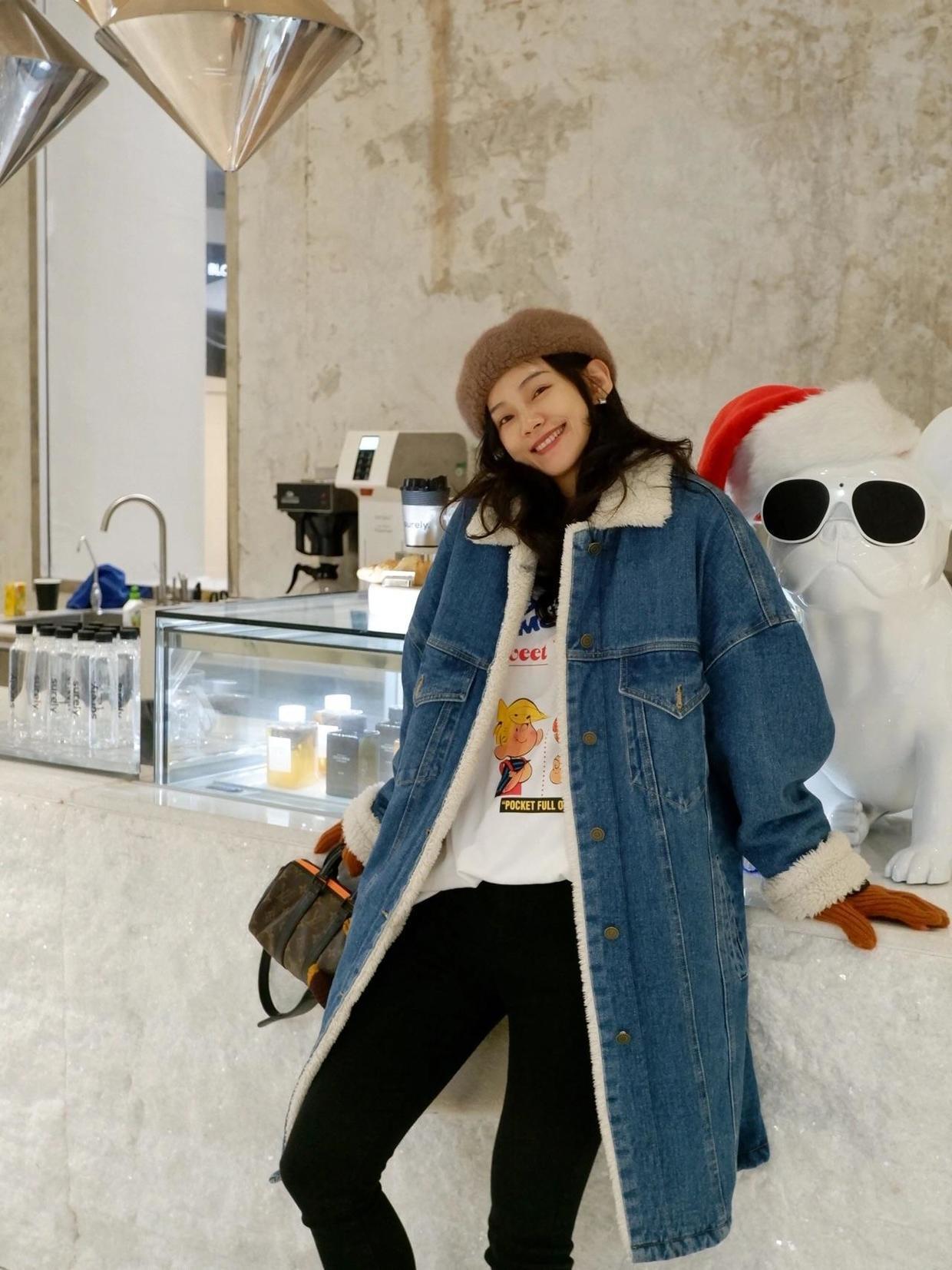 牛仔外套搭出高级感,贵气牛仔外套