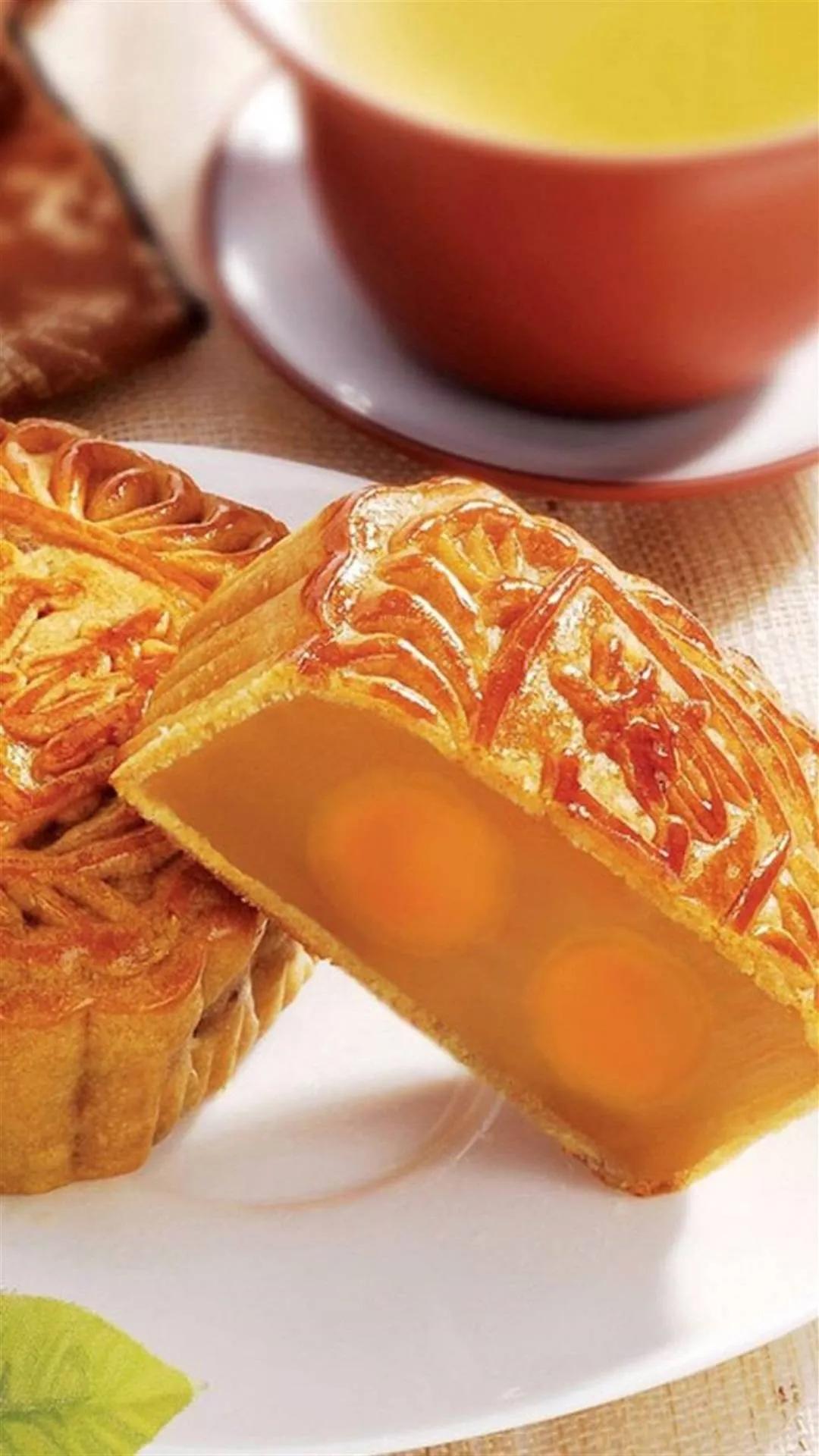 香香甜甜的月饼,中秋月饼壁纸