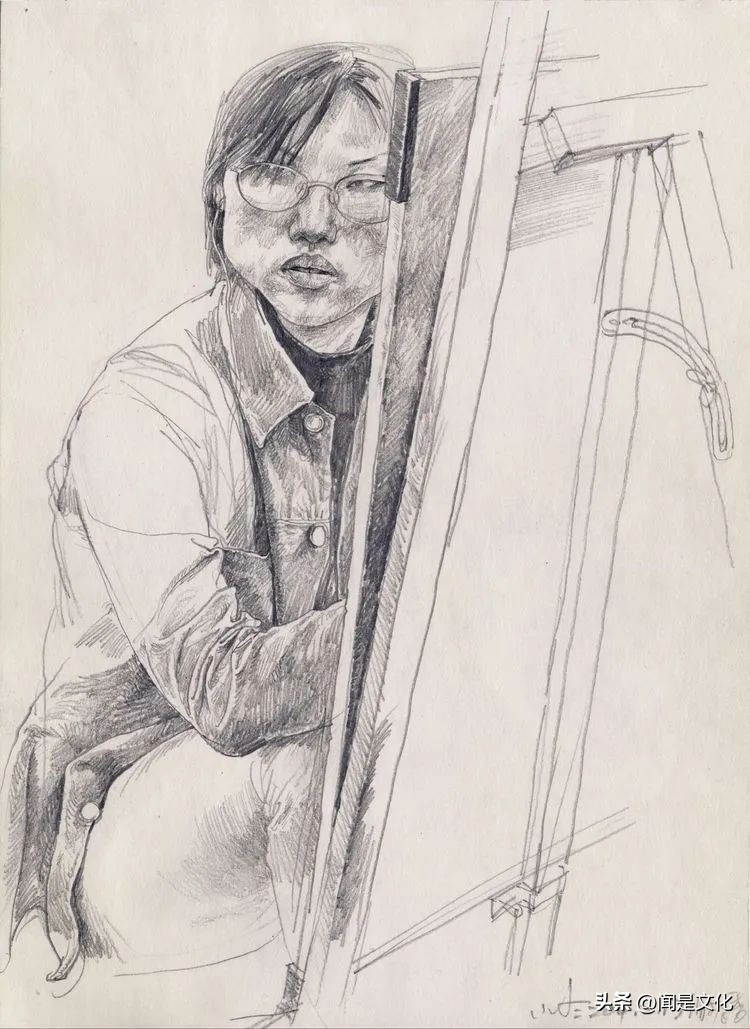 天津美院教授于小冬速写,于小冬美院速写图文