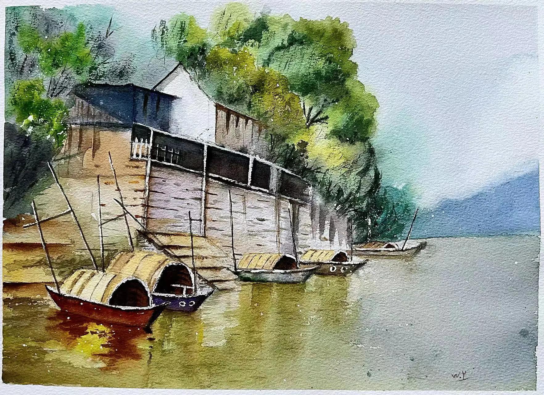 幸福画吧画友作品欣赏,幸福原创绘画作品欣赏