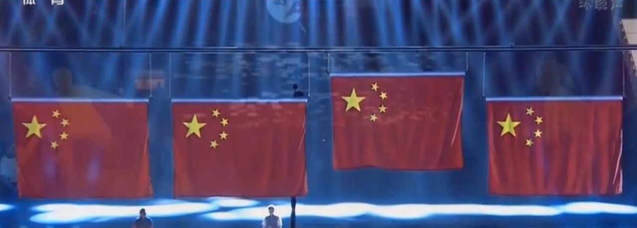 乒乓球领奖超燃时刻,乒乓球颁奖仪式升国旗视频