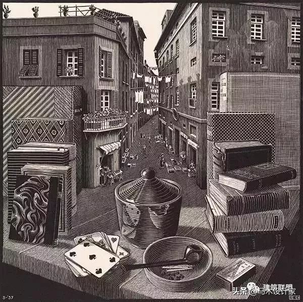 不可能的图形：插画家埃舍尔创造的那些脑洞大开的作品