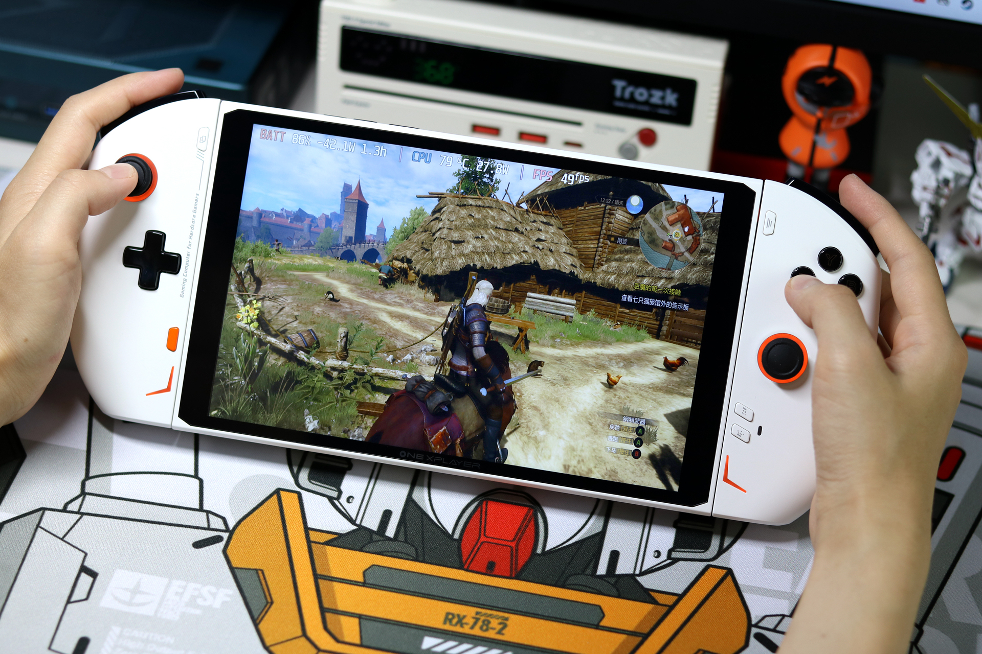 跑分100万的壹号掌机2代，搭载AMD6800U处理器，能玩哪些3A游戏？