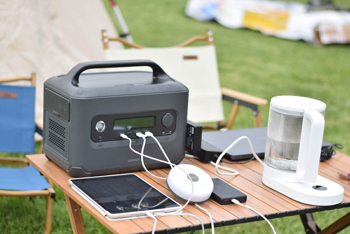 绿联户外电源gs1200实测,露营用户外电源推荐