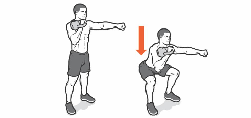 10公斤壶铃燃脂训练,10分钟壶铃训练