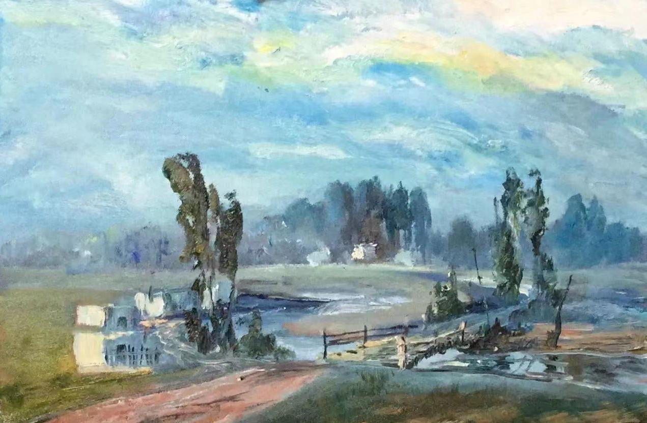 哈孜艾合买提油画最贵的作品,艾合买提江莫明